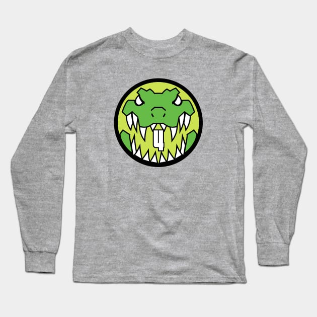 ToQ 4gou Safari Alligator Long Sleeve T-Shirt by Javier Casillas